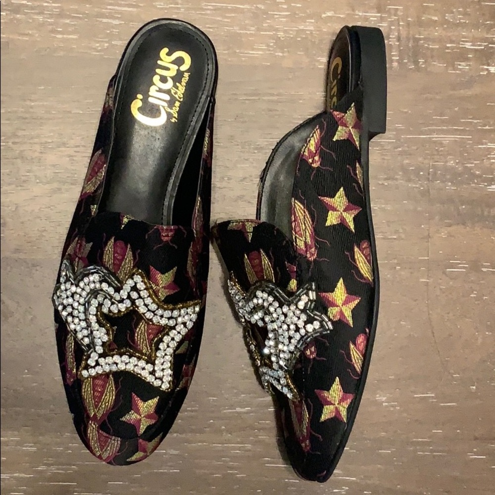 New Sam Edelman Circus Beetle Rhinstone Loafers
